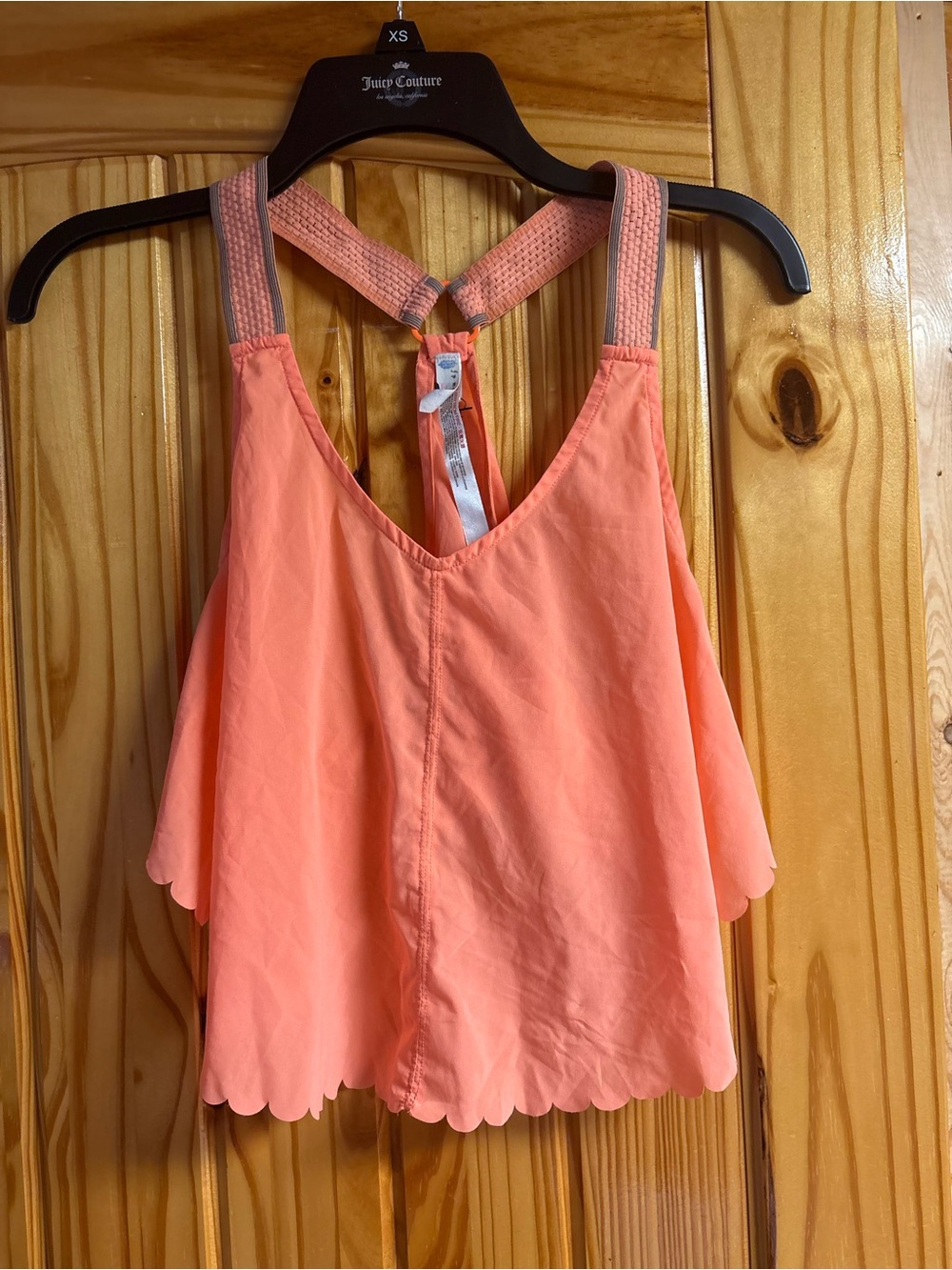 FP movement Coral Scallop-Edge Tank Top